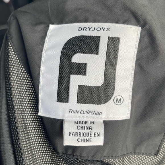 FootJoy DryJoys Tour Collection Jacket Sz M Full Zip Navy Golf - Picture 5 of 7